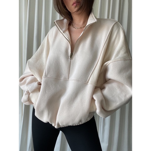 Kanzler Tops - ASPEN SWEATSHIRT — In Cream